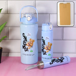 Premium water bottle set of 3 in 2000ML, 900ML, and 300ML sizes with leak-proof design