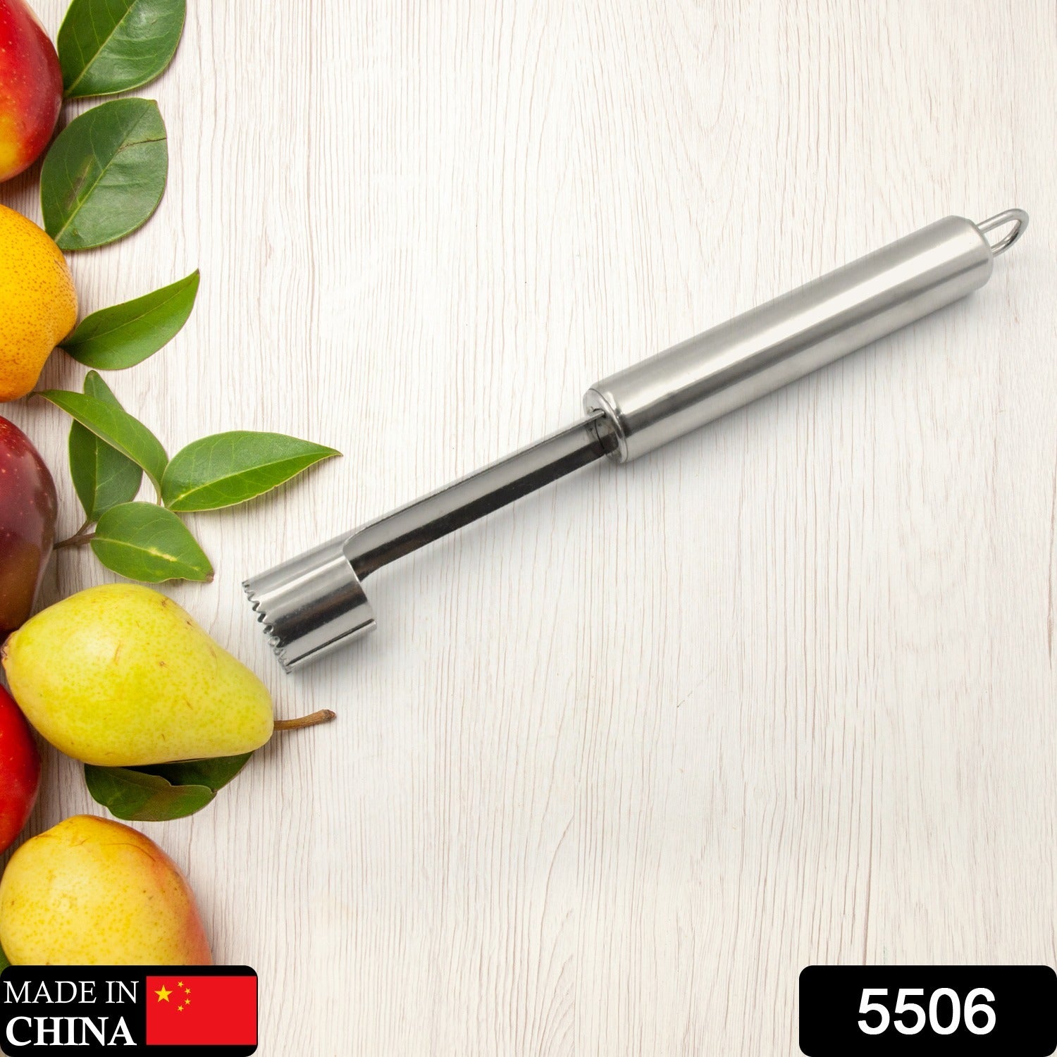 5506 Fruit Core Stainless Steel Set Core Remover For Apple And Pear Kitchen Prep Tool Fruit Core Remover Tool With Soft Handle Apple Corer Stainless Steel Kitchen Gadget Dishwasher Safe