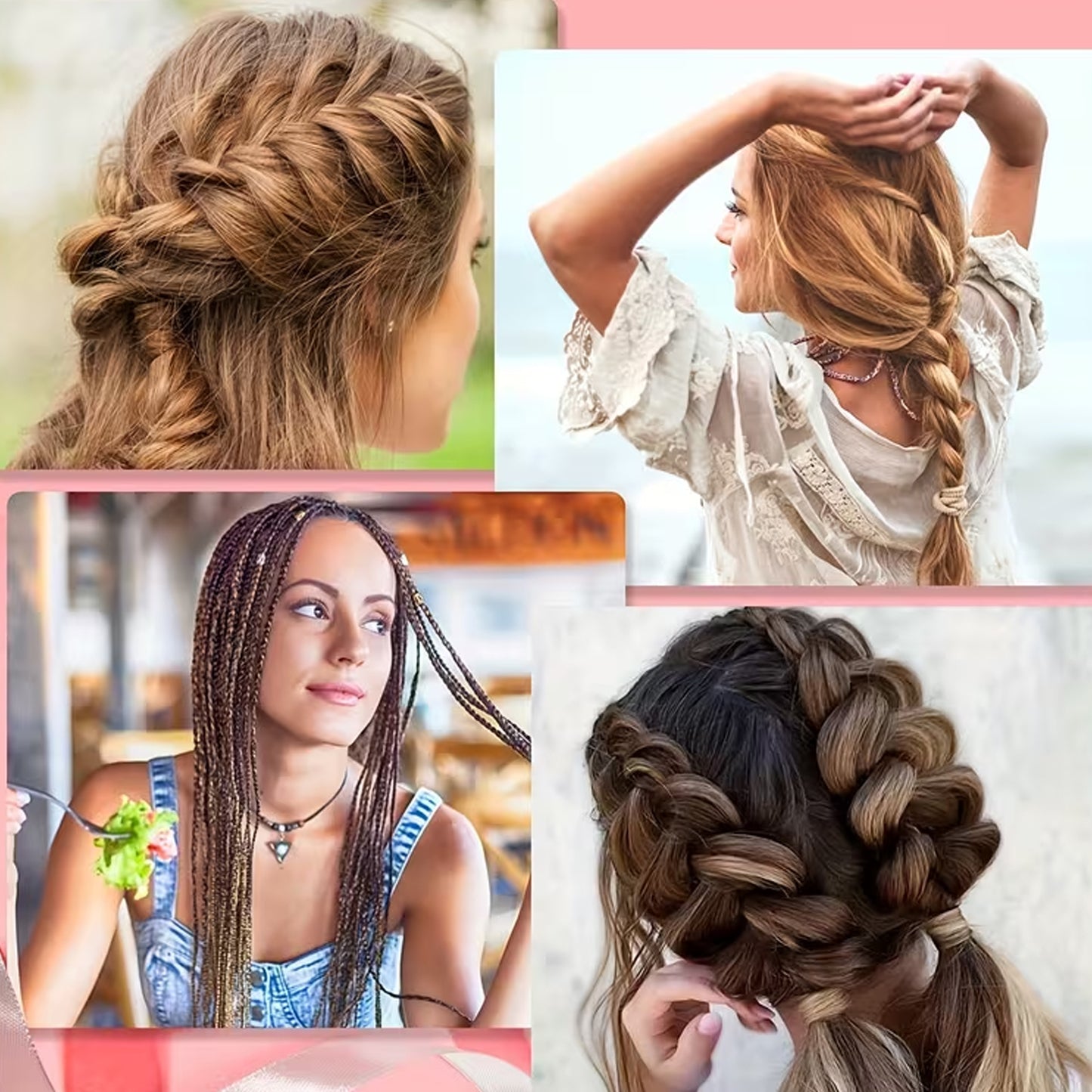 Multi-purpose Hair Styling  Braiding Tool Set