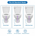 Packaging for the Bathora silicone toilet seat lifter, highlighting its features.