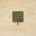 Punch free, easy install self adhesive wall hook