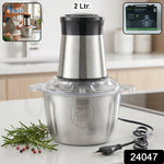 Stainless steel food processor appliance for quick meal prep