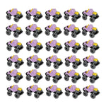 An overhead shot of the friction powered toy cars, highlighting their compact size and variety.