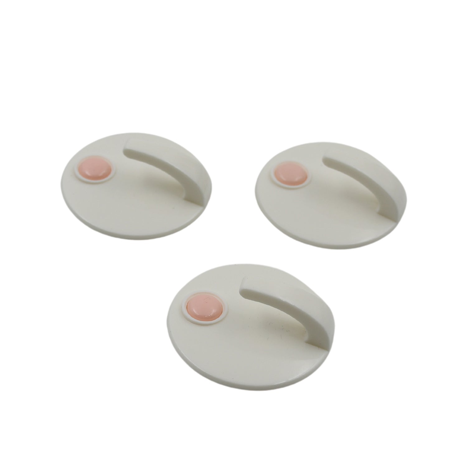 Step-by-step guide demonstrating the easy, drill-free installation of GlimmerHome's self-adhesive hooks.