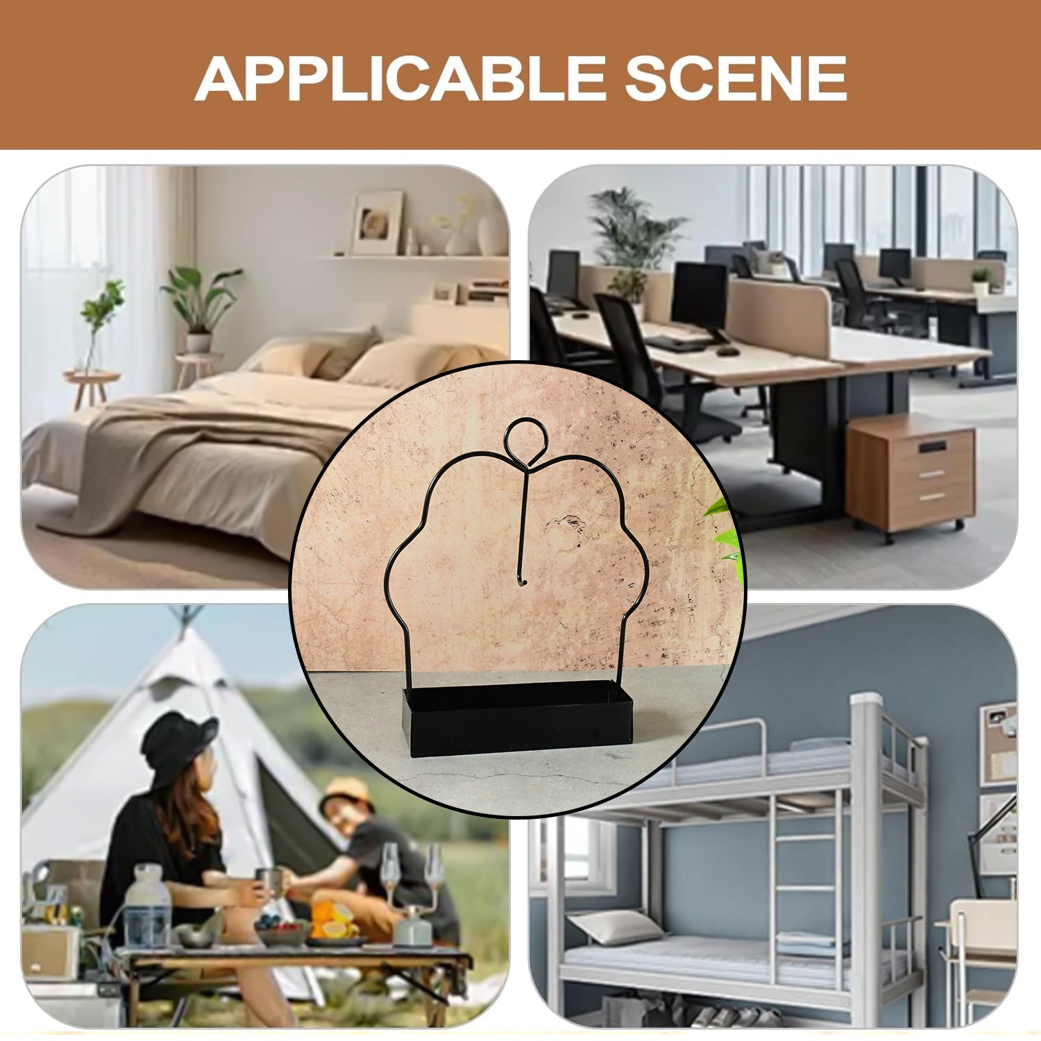 Mosquito Coil Holder Stand - (1 Pc)