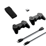 Close-up of the ergonomic wireless game controller with arcade-style 3D rocker.