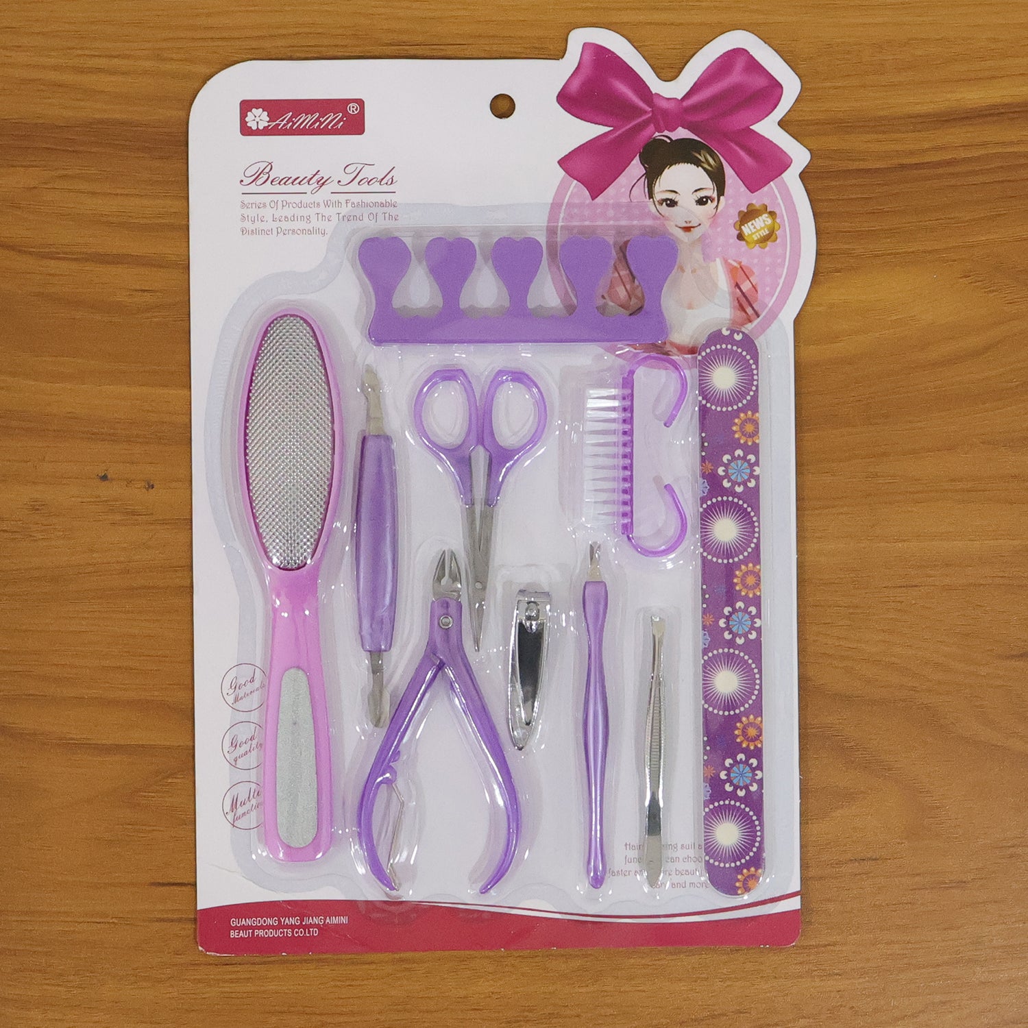 Personal Grooming Manicure  Pedicure Nail Care Tool Set (10 Pc Set)