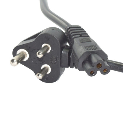 Supreme Quality 1.2 Meter 3Pin Power Cord for Laptop (Black)