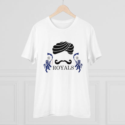 Men's PC Cotton Cricket Design Printed T Shirt (Color: White, Thread Count: 180GSM)