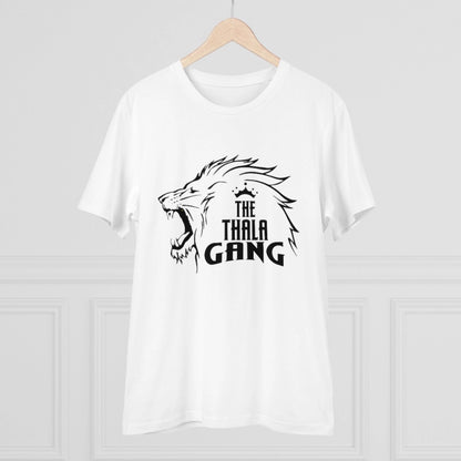 Men's PC Cotton Cricket Design Printed T Shirt (Color: White, Thread Count: 180GSM)