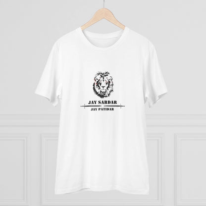 Men's PC Cotton Jay Sardar Printed T Shirt (Color: White, Thread Count: 180GSM)