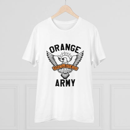 Men's PC Cotton Cricket Design Printed T Shirt (Color: White, Thread Count: 180GSM)