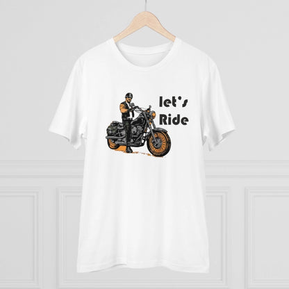 Men's PC Cotton Explore The Unseen Printed T Shirt (Color: White, Thread Count: 180GSM)