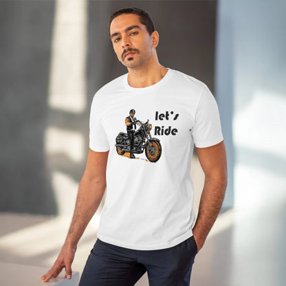 Men's PC Cotton Explore The Unseen Printed T Shirt (Color: White, Thread Count: 180GSM)