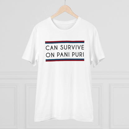 Men's PC Cotton Quotes Printed T Shirt (Color: White, Thread Count: 180GSM)