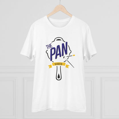 Men's PC Cotton The Pan Pubg Printed T Shirt (Color: White, Thread Count: 180GSM)