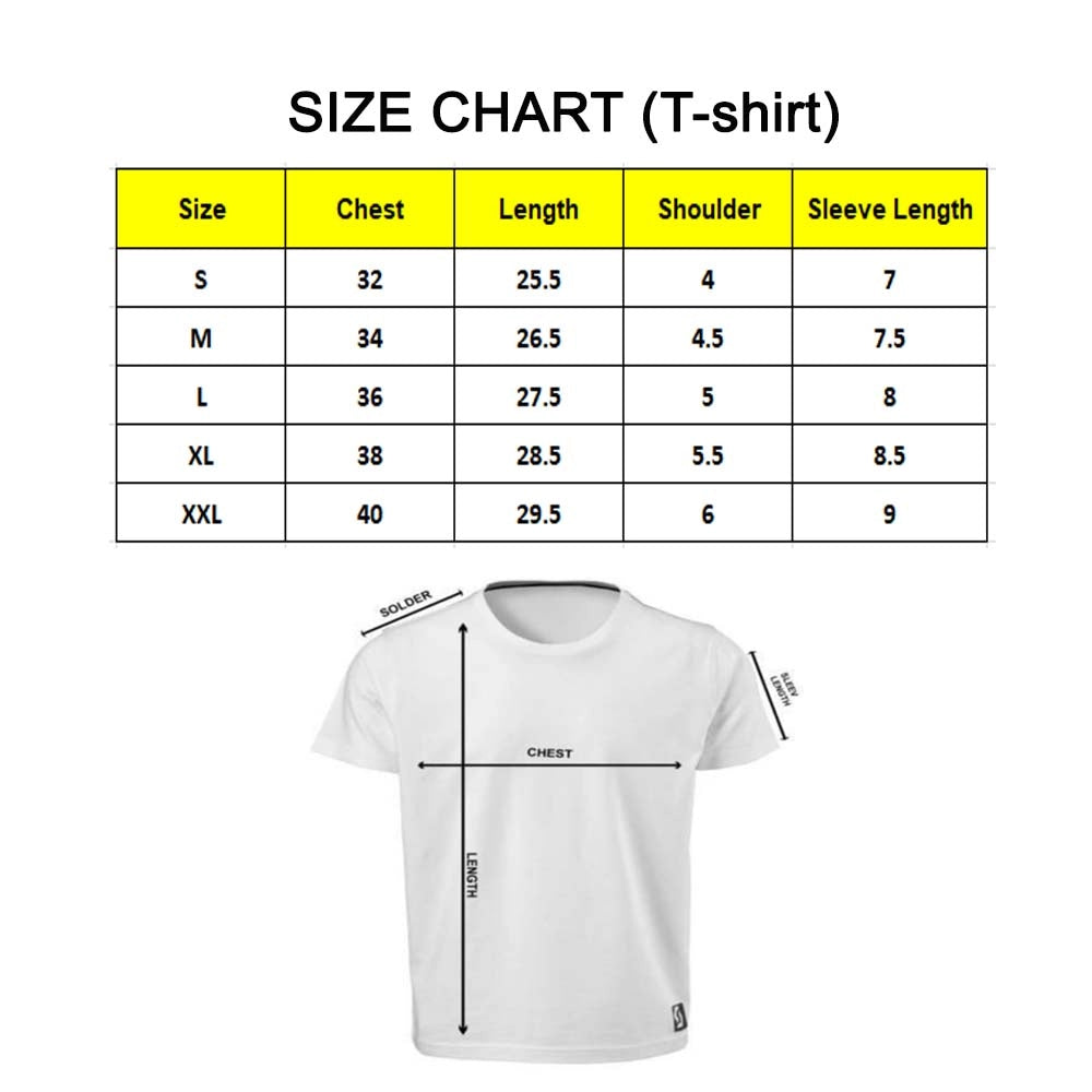 Men's PC Cotton Corona Survivor Printed T Shirt (Color: White, Thread Count: 180GSM)