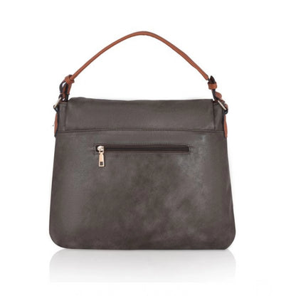 Women's Faux Leather Solid Sling Bag (Green)