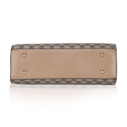 Women's Faux Leather Printed Handbag (Hilver)
