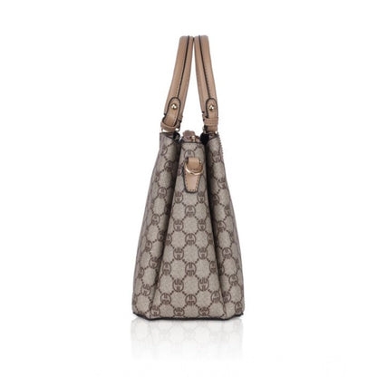 Women's Faux Leather Printed Handbag (Hilver)