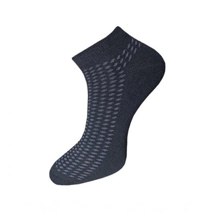 3_Pair Set Unisex Casual Cotton Printed Ankle Length Socks (Multicolor)
