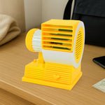 Silent USB mini fan with dual blade design for personal cooling