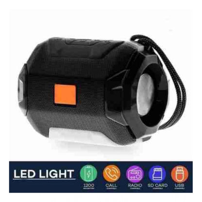 Plastic Rubber Wireless A005 Bluetooth Speaker (Black)