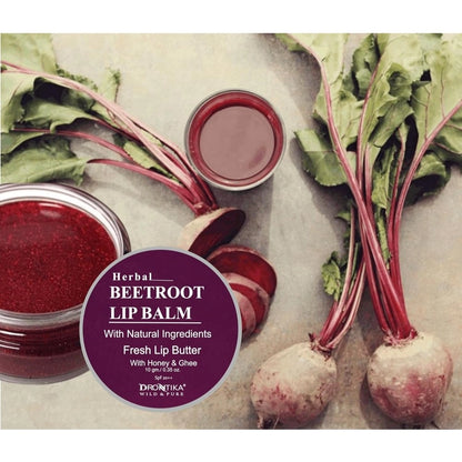 Unisex Herbal Dark And Chapped Lips Beetroot &amp; Rose Lip Balm Pack Of 2  (10gm)