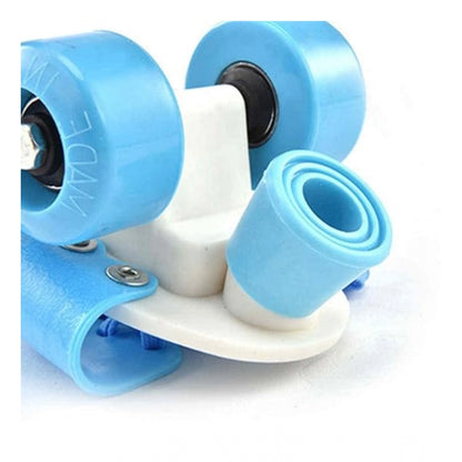 Plastic Roller Adjustable Inline Skating Shoes For Sport (Multicolor )