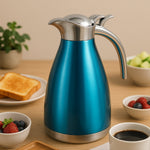 Bottlart 2L stainless steel vacuum insulated kettle jug for hot beverages.