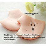 Packaging of the moisturizing silicone gel heel socks for cracked heel repair.