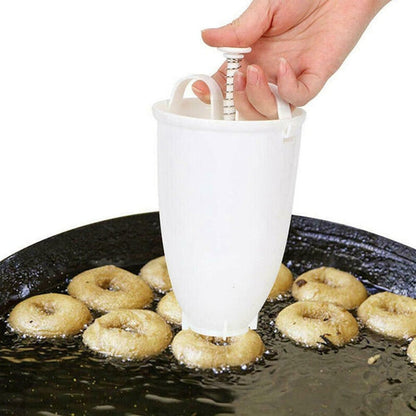 Step-by-step guide showing how to use the plastic Medu Vada machine.