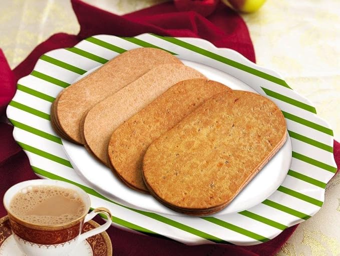 Maniarrs Slim Bite Jain Khakhra With 4 Flavors (Pack Of 13) 780 Grams Wheat Khakhara Healthy  Crispy Low Carb Snack