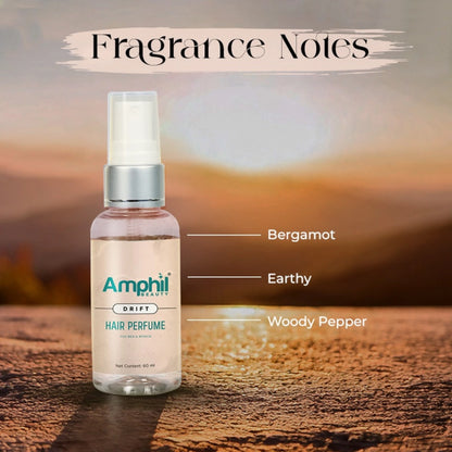 Amphil beauty Drift Unisex Hair perfume 60 ml | Alcohol Free | Water Based | Paraben Free