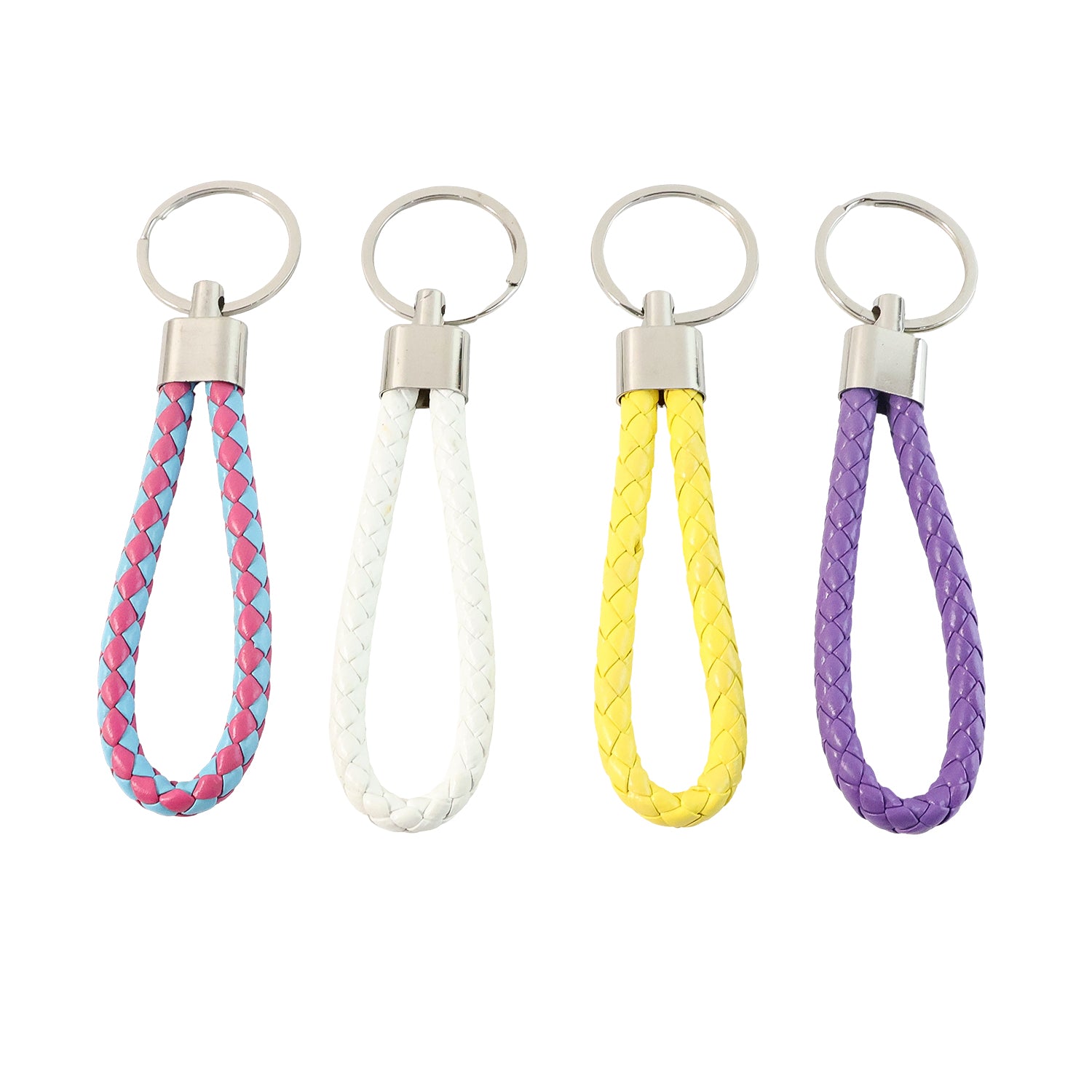 Braided Loop Keychain Set (4 Pc)