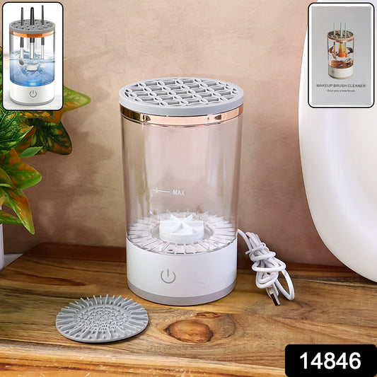 Electric Makeup Brush Cleaner And Dryer  Automatic Usb Rechargeable Brush Washing Machine