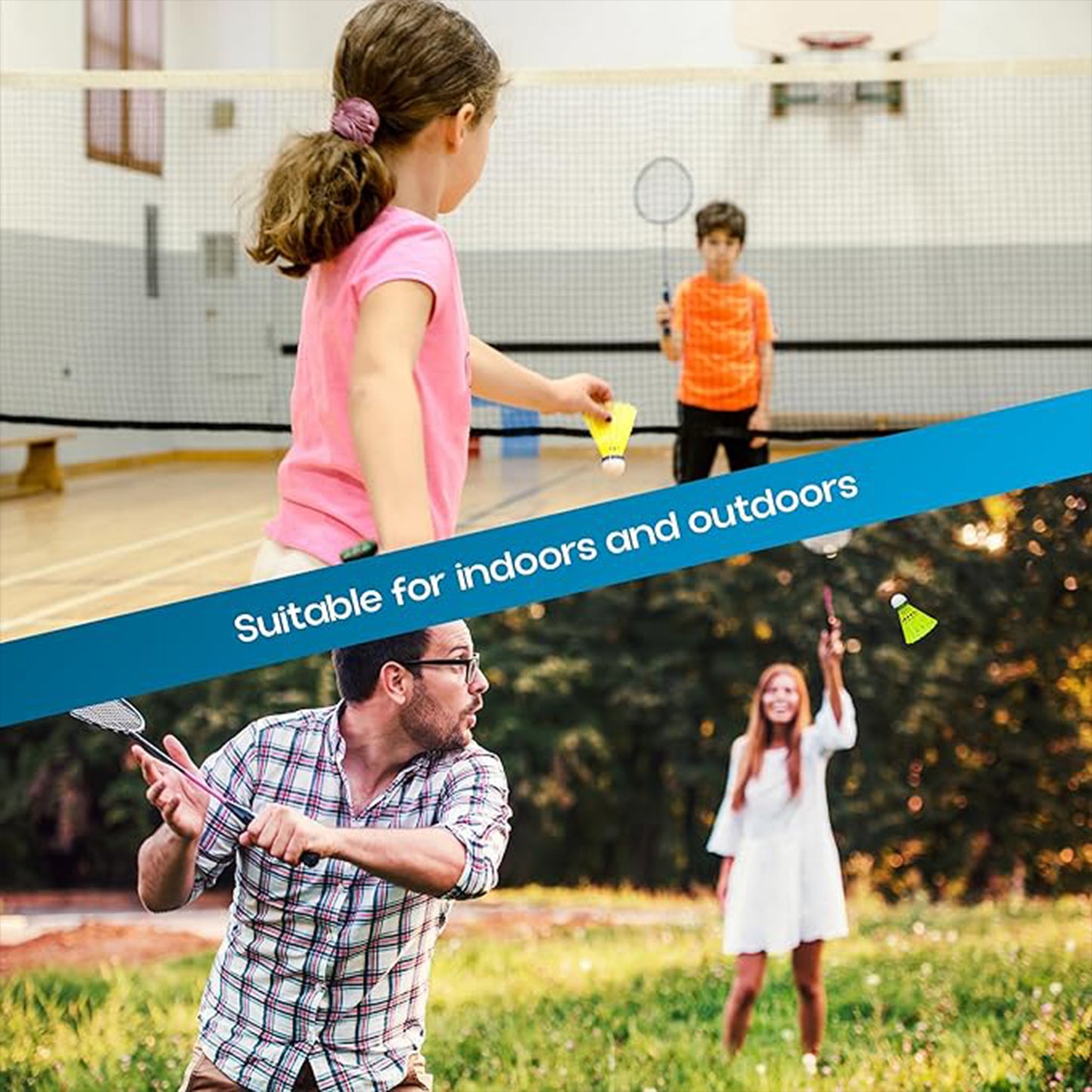 Durable Plastic Shuttlecock (6 Pcs Set)