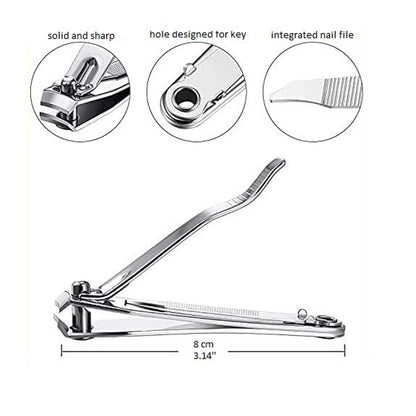 Premium Heavy-duty Stainless Steel Nail Cutter (1 Pc)
