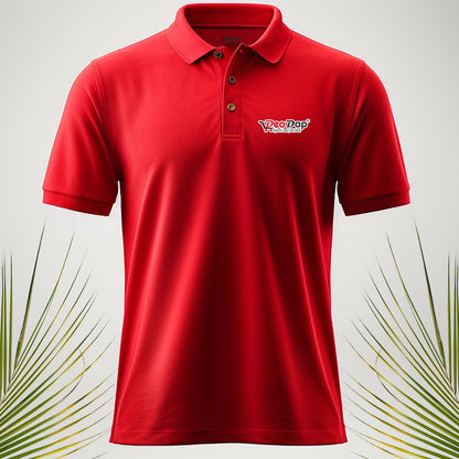 Detail shot of the  T-shirt's neckline, showing premium stitching and fabric.