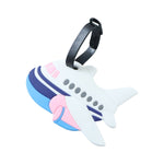 Stylish travel accessory - airplane luggage tag