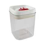 Lockable transparent container ideal for organised cooking and food storage