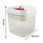 Lockable red lid food storage container for daily use