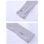 Gym workout arm sleeves with sweat absorption
