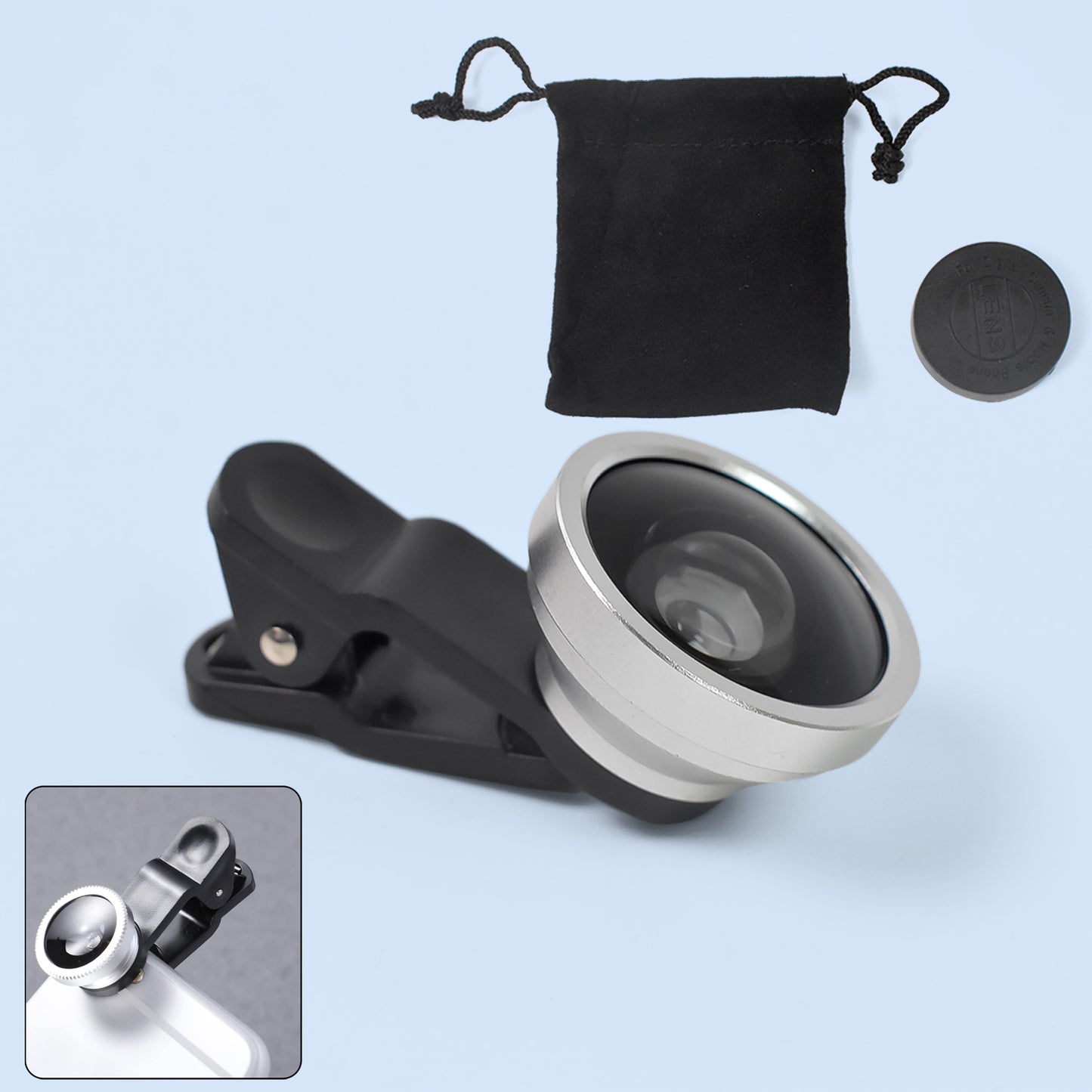6553 Camera Lens External Phone Lens Phone Camera Lens Universal Ultra Wide Angle Beauty Function External Lens Camera Accessories For Take Pictures Most Android Smartphone