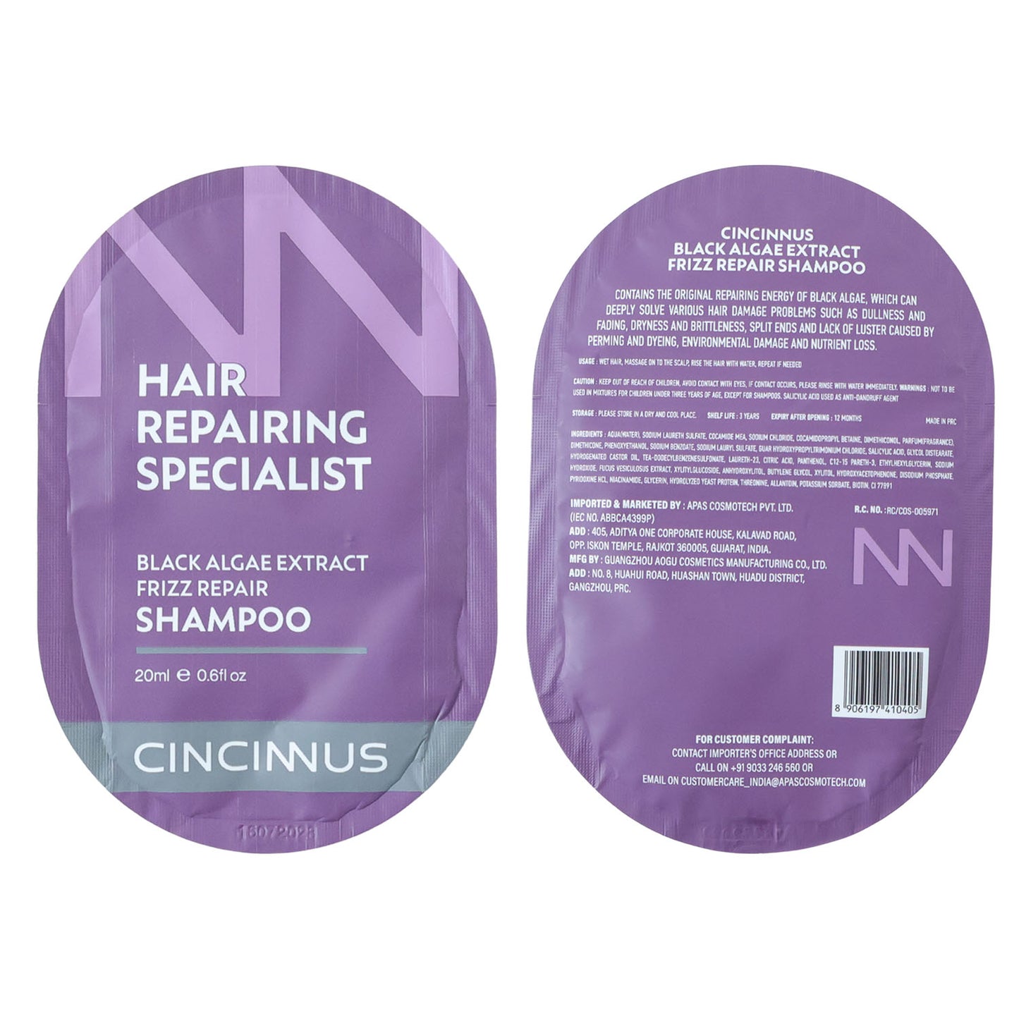 Hair Repairing Shampoo Sachet (20 Ml)