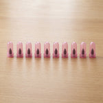 Pink tubeless tire repair screw nails 10-piece set for emergency repairs
