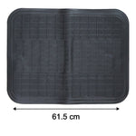 Close-up of textured anti-slip surface of waterproof car mats