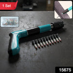 Hand-operated nail fixing tool for brick walls