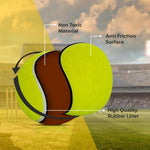 High bounce tennis balls for recreational sports