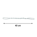 Durable decorative curtain tieback for window styling